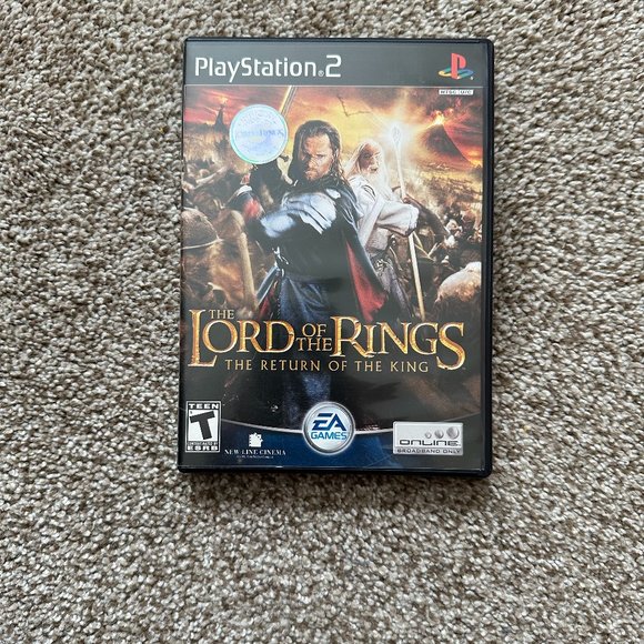 THE LORD OF THE RINGS THE RETURN OF THE KINGS PLAY STATION 2 GAME - Picture 1 of 3